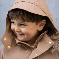 aarhus regenjacke karamell