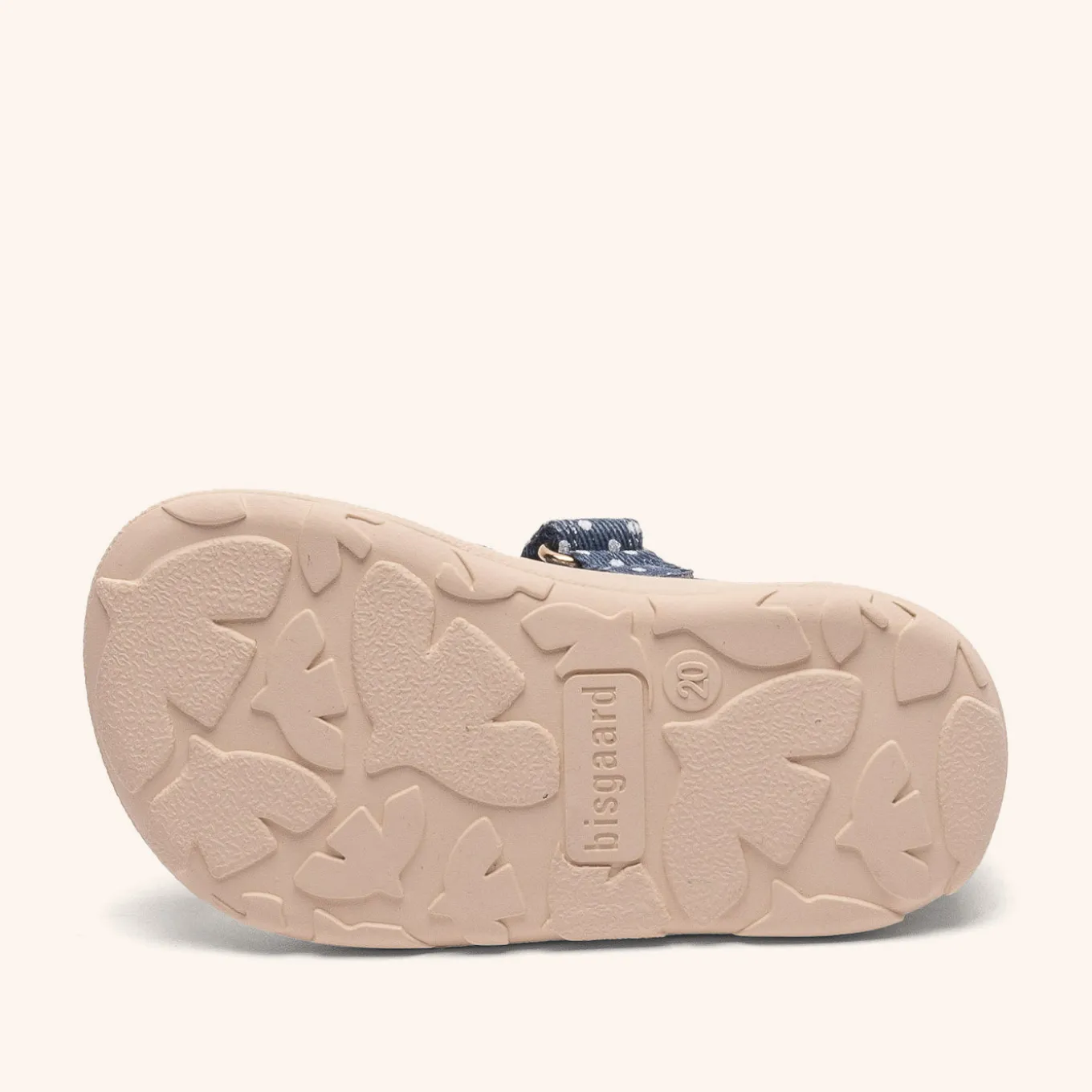 barefoot ballet navy dots