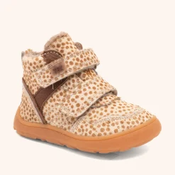 barefoot becky tex brown dots