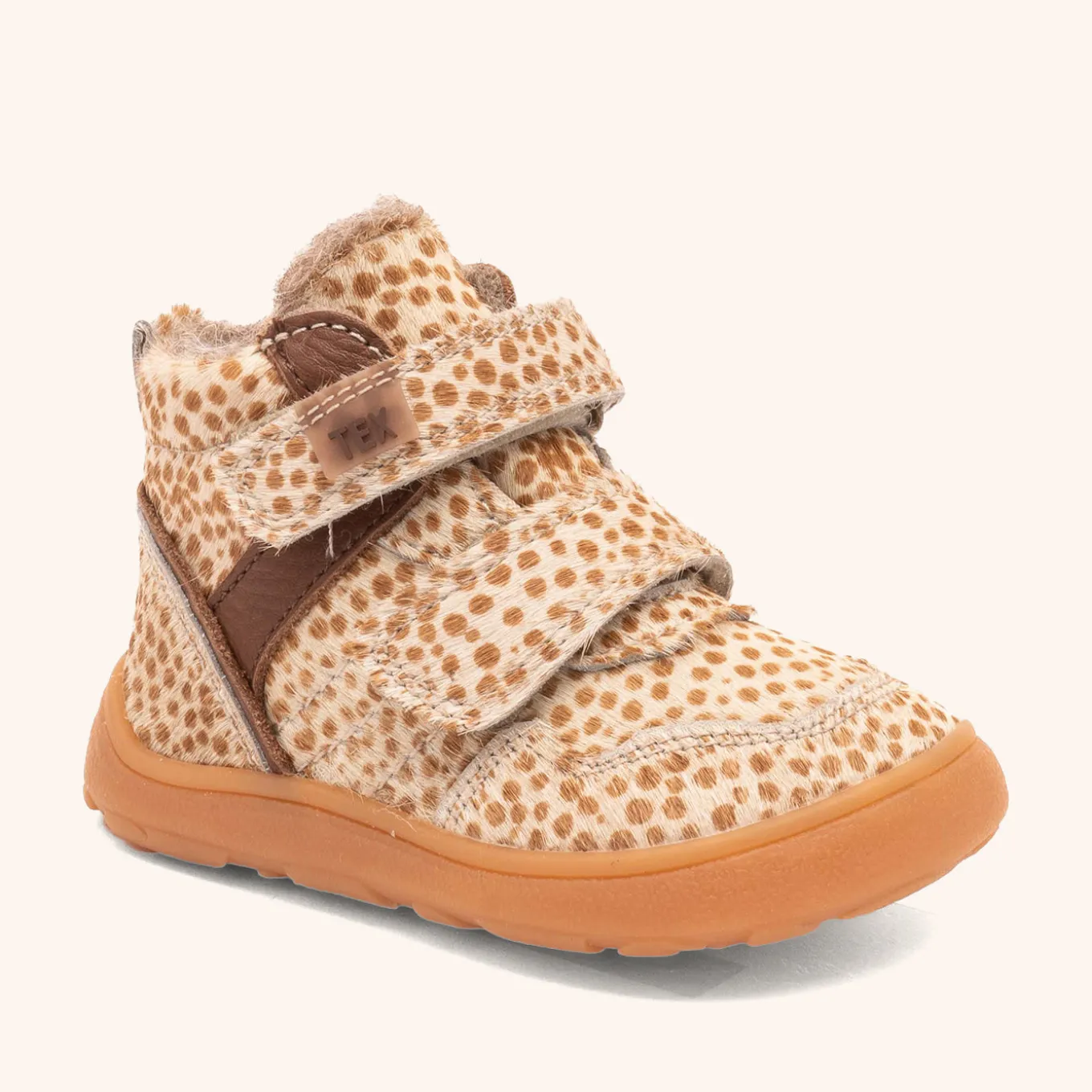barefoot becky tex brown dots