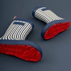 barefoot high rubber sailor stripes
