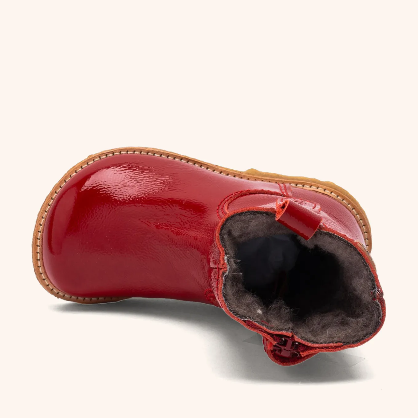 elke tex red patent