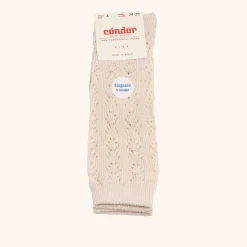 x Cóndor cotton knee high with openwork lino