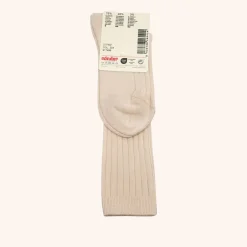 x Cóndor cotton rib knee high socks lino