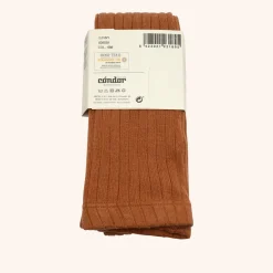 x Cóndor cotton rib tights canela