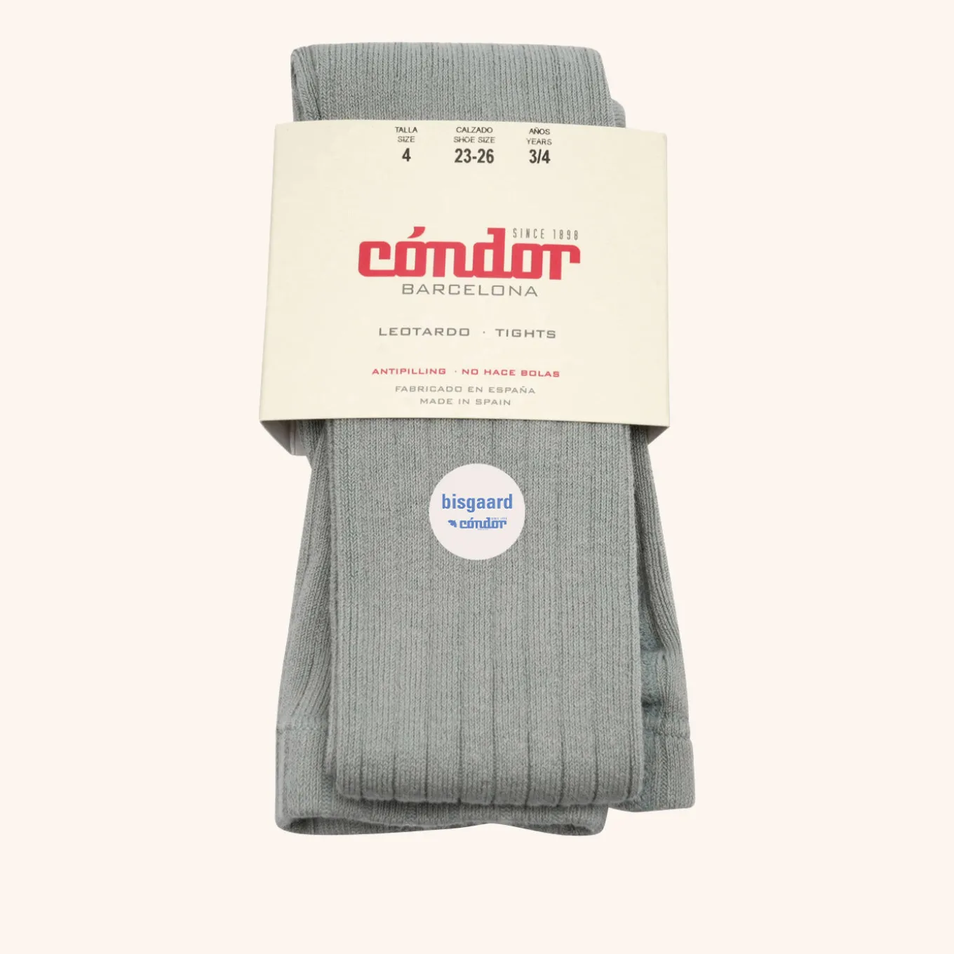 x Cóndor cotton rib tights dry green