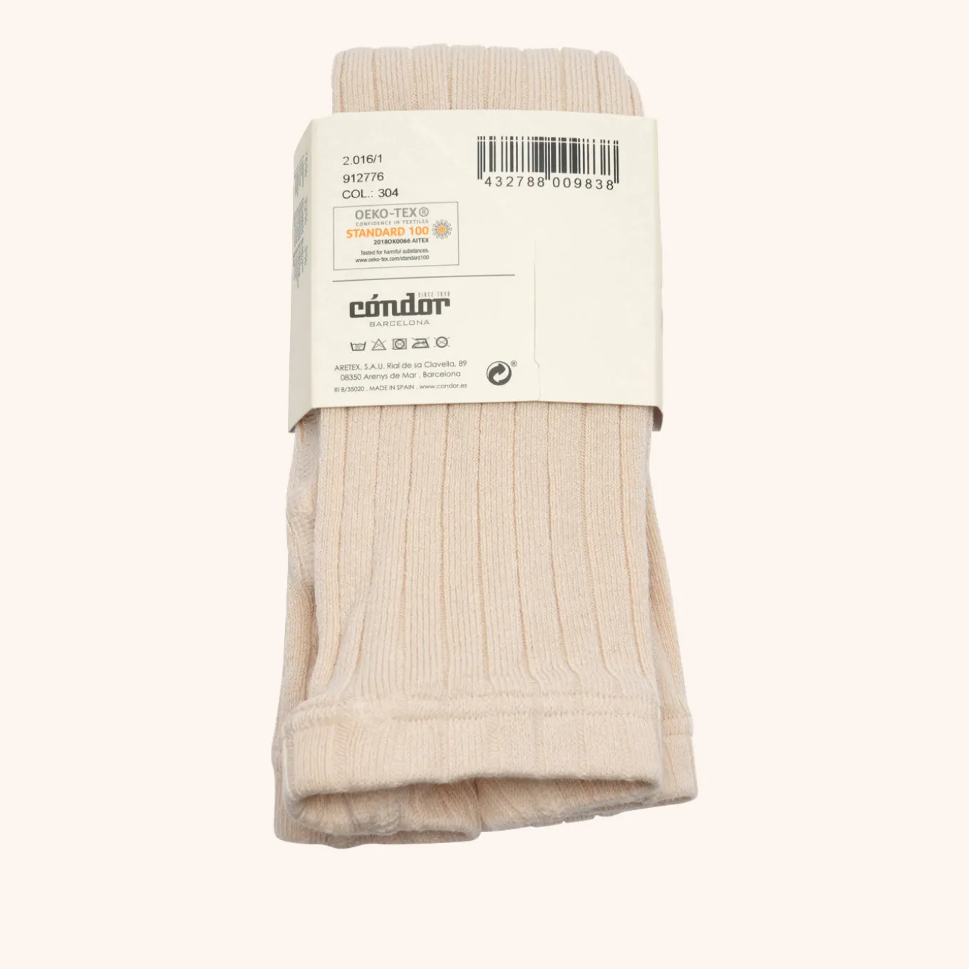 x Cóndor cotton rib tights lino