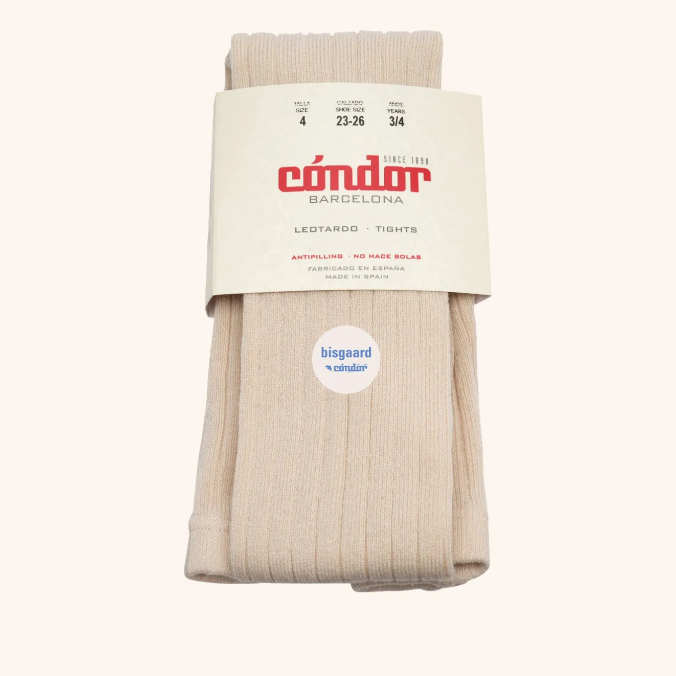 x Cóndor cotton rib tights lino