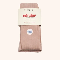 x Cóndor cotton rib tights rosa