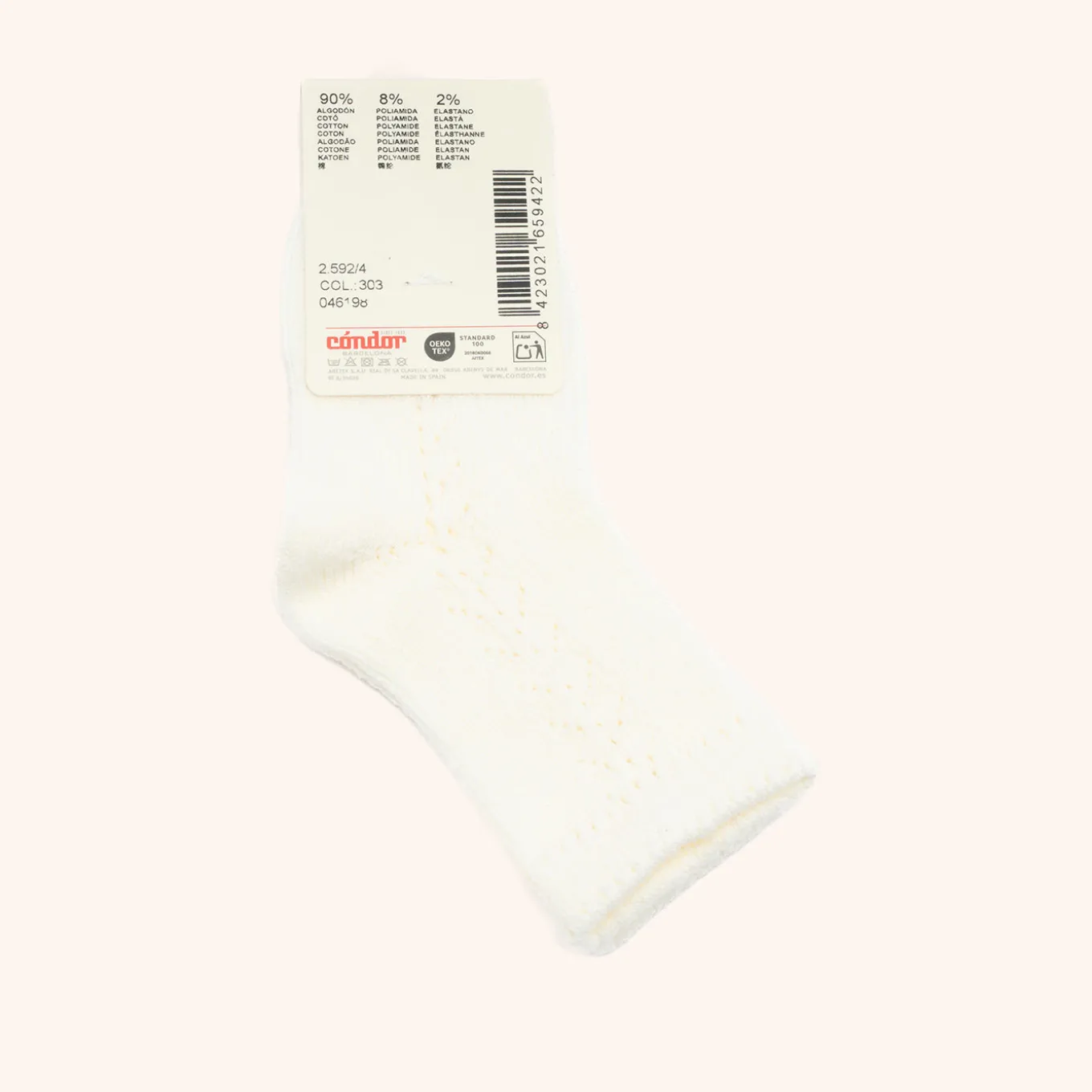 x Cóndor warm cotton short socks cava